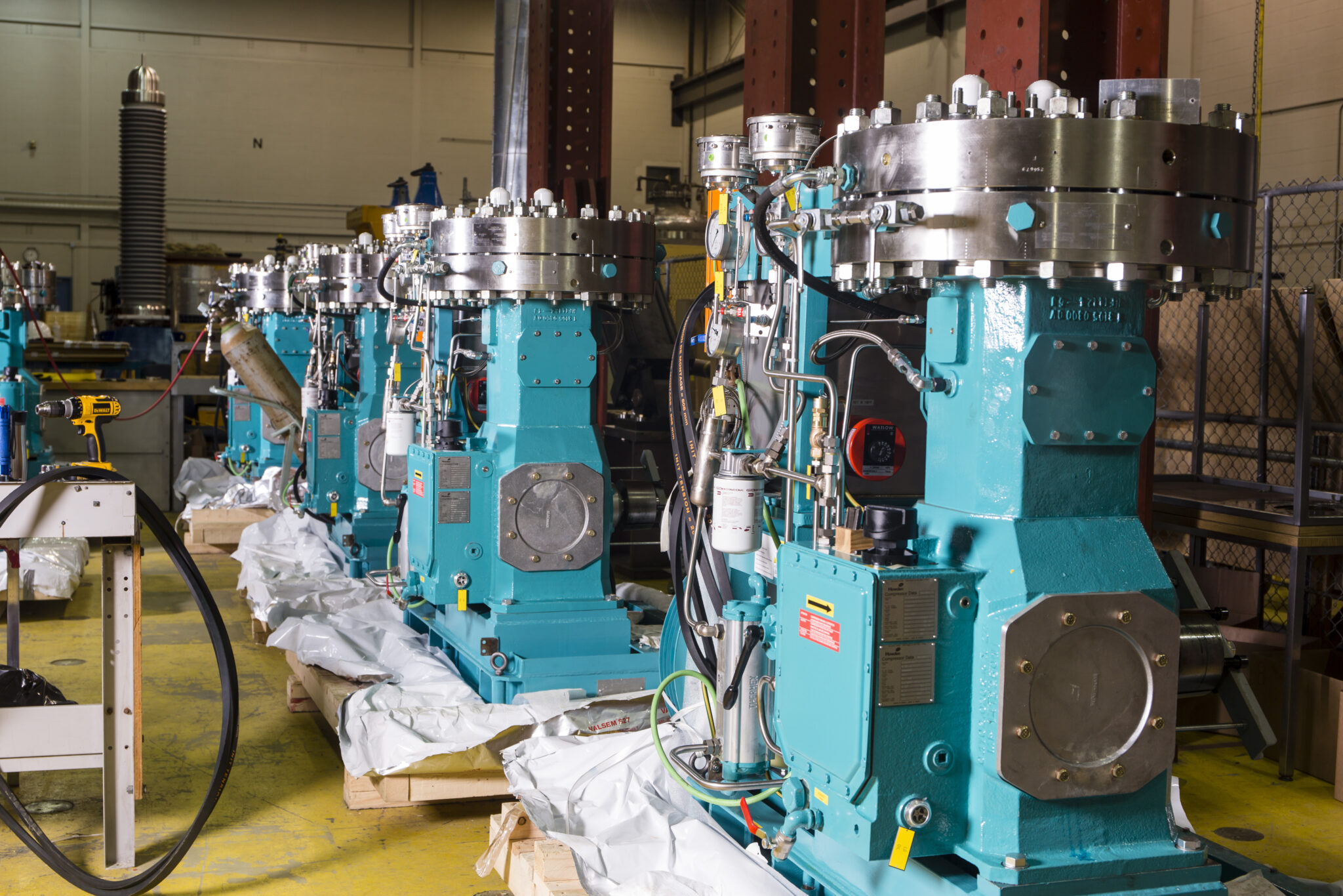 Multiple identical class 3 compressors