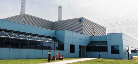 Exterior photograph of Kinectrics' KJ facility