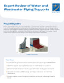 Thumbnail for: Expert Review of Water and Wastewater Piping Supports - Case Study